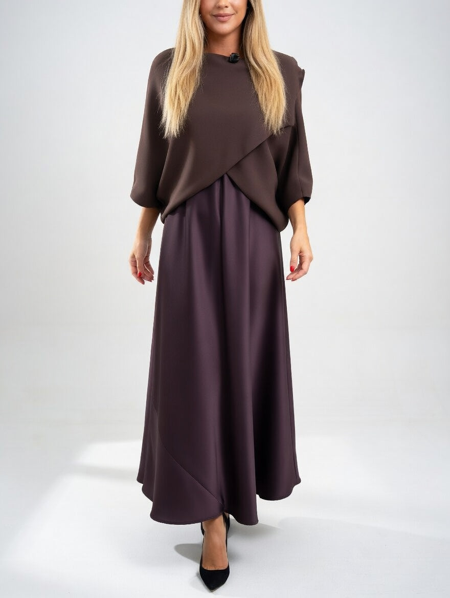 Elegant Modern Flowy Maxi Dress