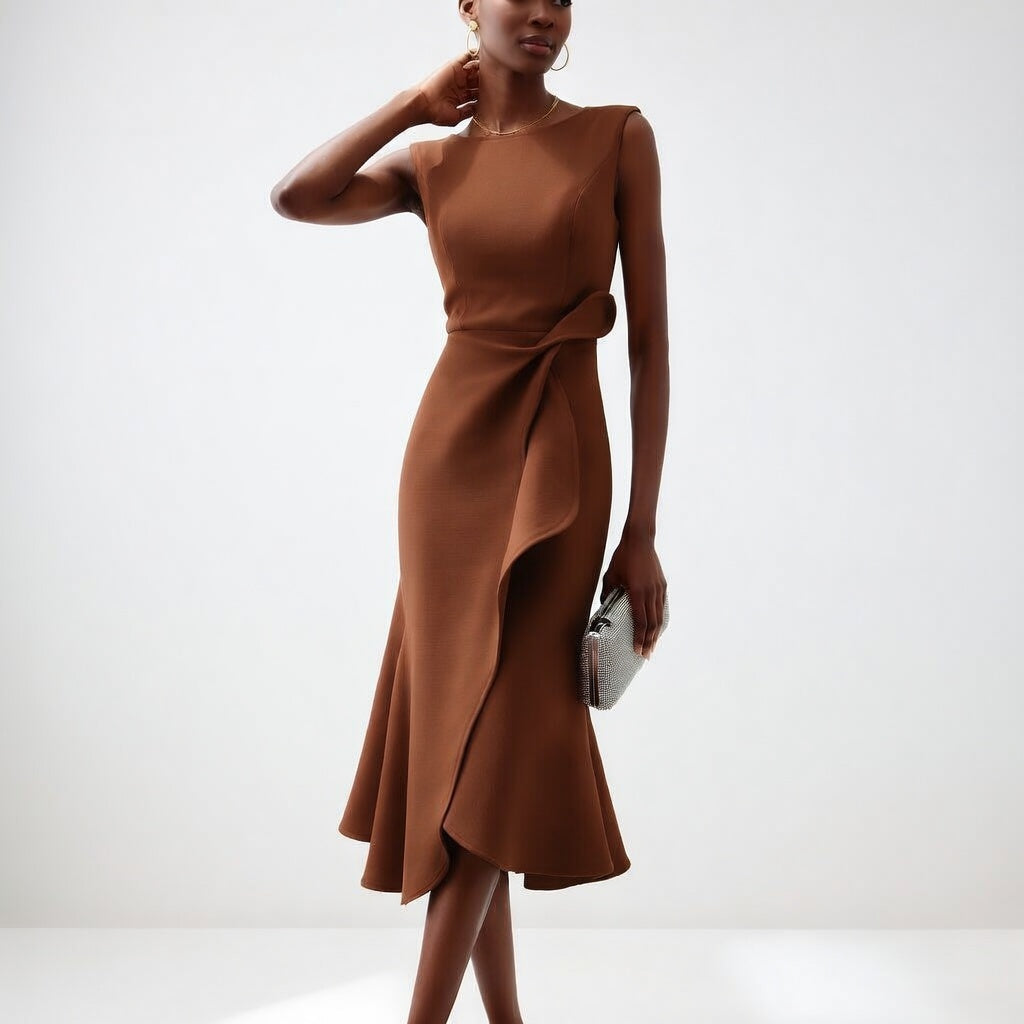 Structured Dress Modern Sculpting Elegance