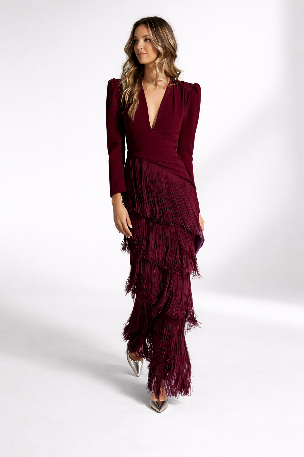 Elegant Fringe Dress Refined Silhouette