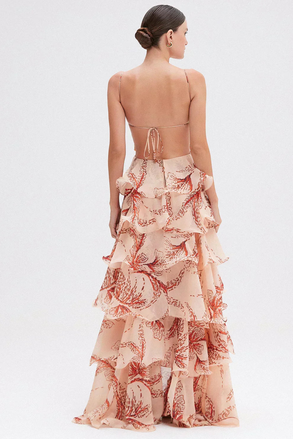 Elegant Silk Dress with Airy Bohemian Cut