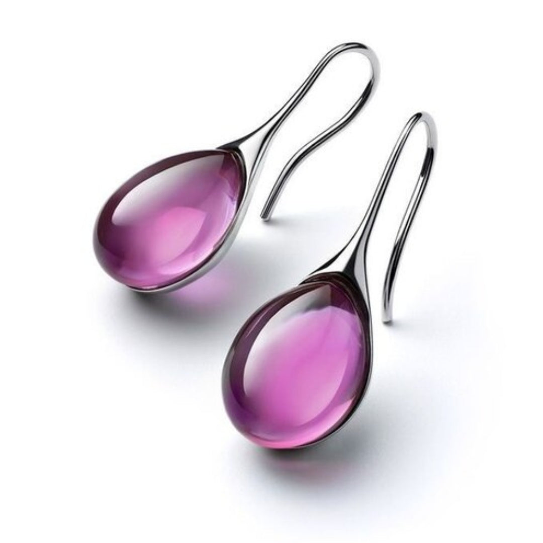 Colorful Sparkle Drop Earrings