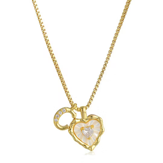 Personalized Heart Necklace Eternal Elegance