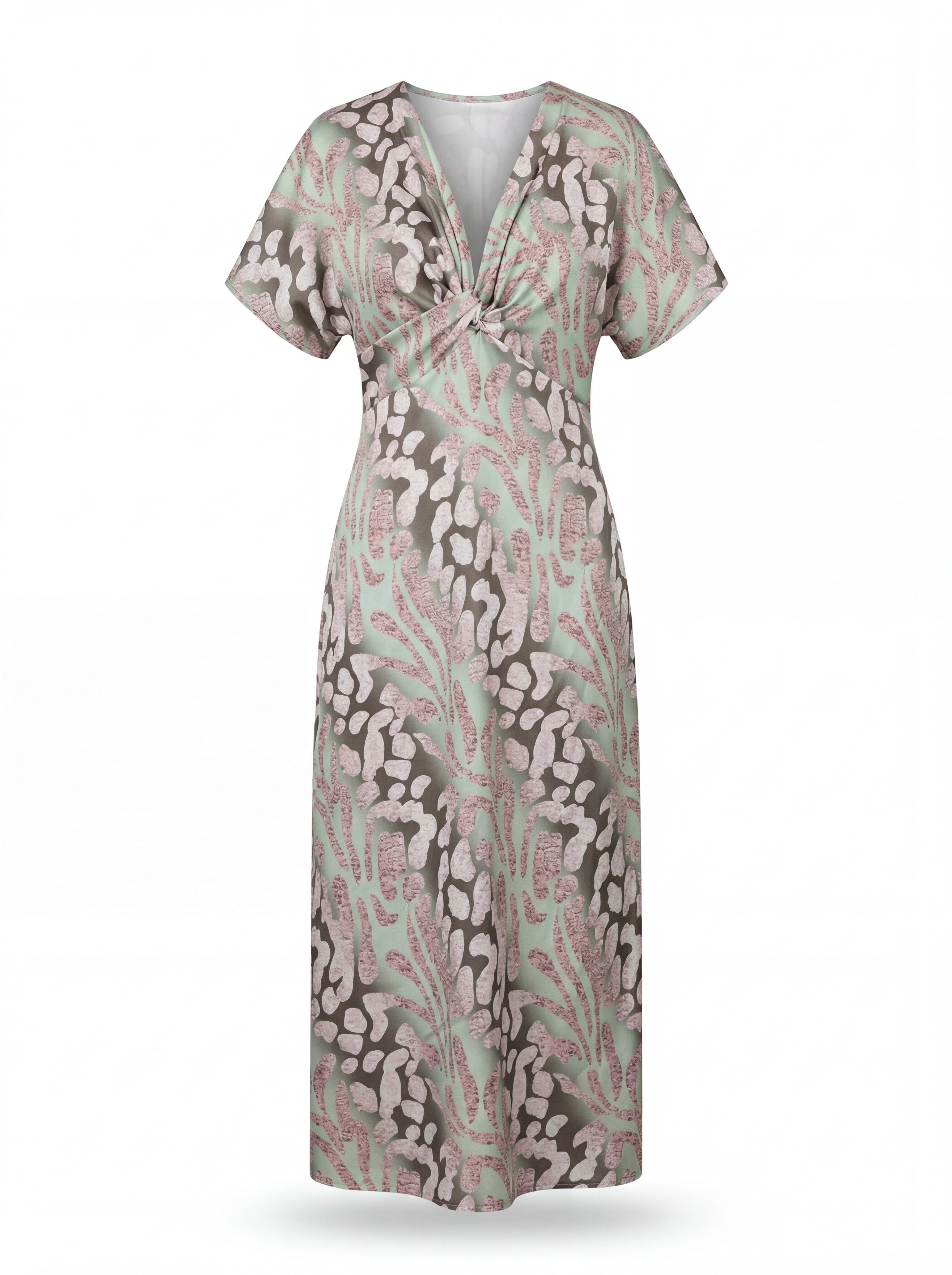 Elegant Dress in Arrayan Fabric