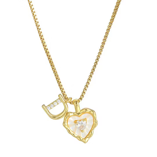 Personalized Heart Necklace Eternal Elegance