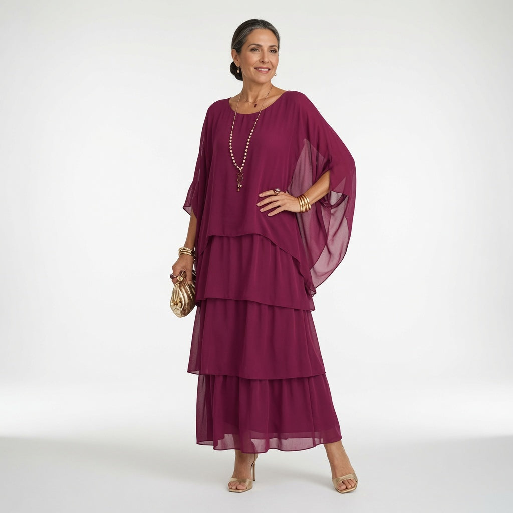 Bohemian Ruffle Dress Timeless Elegance