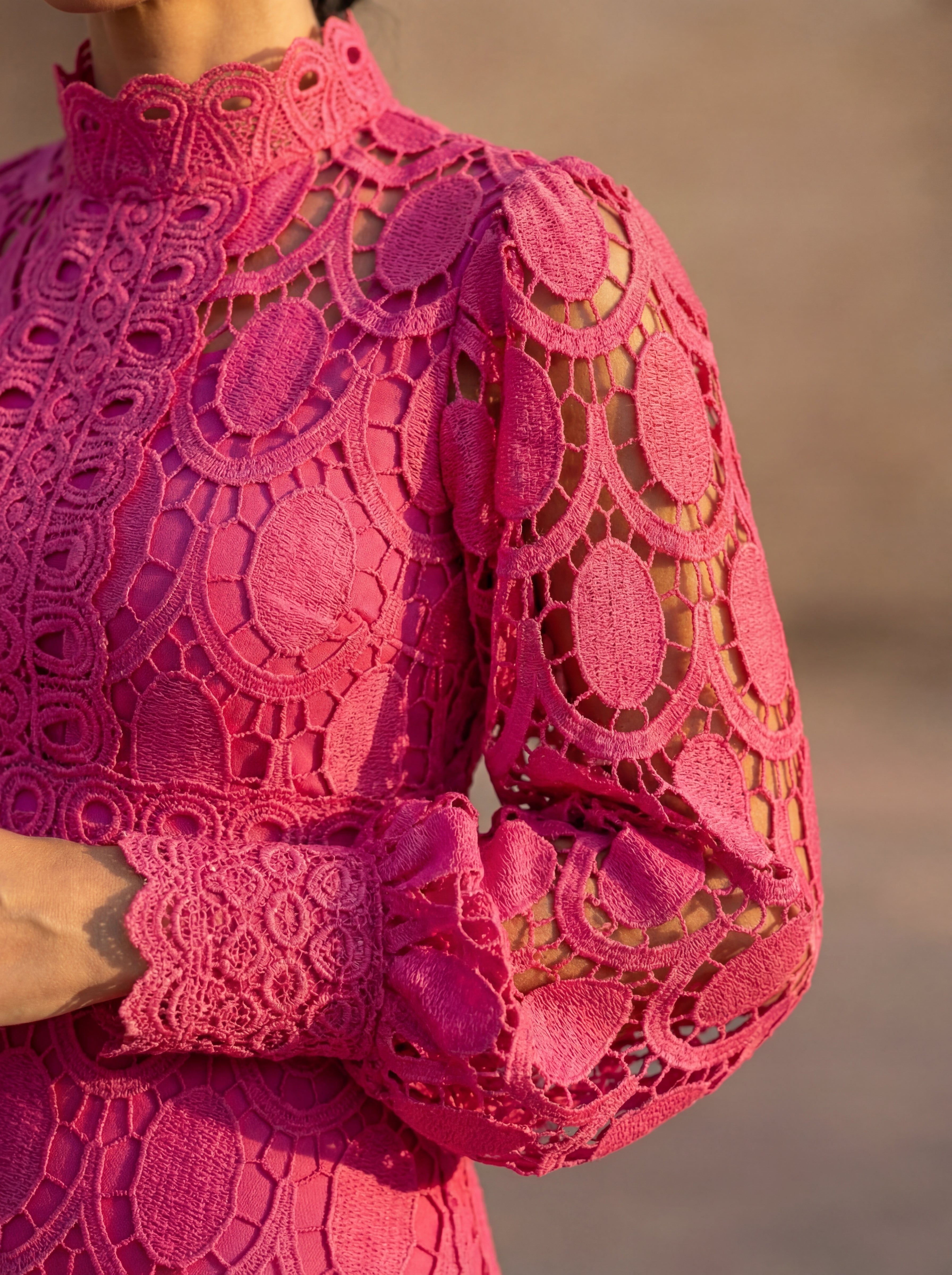 Romantic Silk Dress Modern Refinement