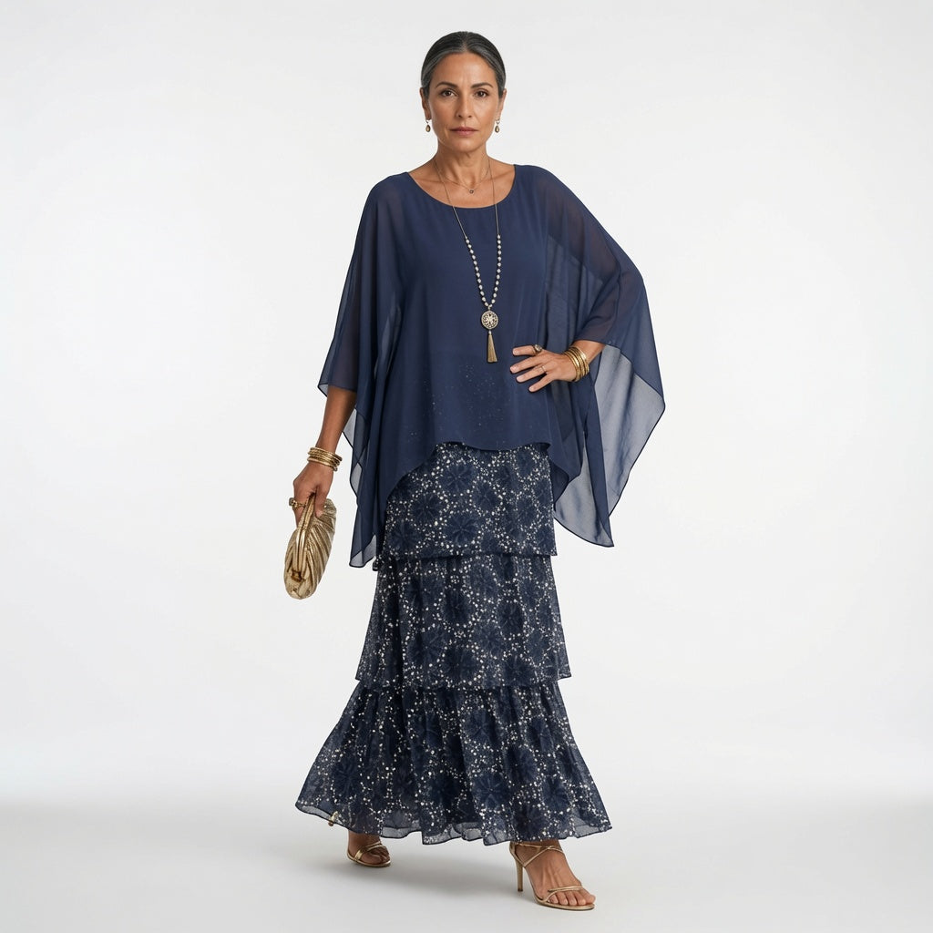 Bohemian Ruffle Dress Timeless Elegance