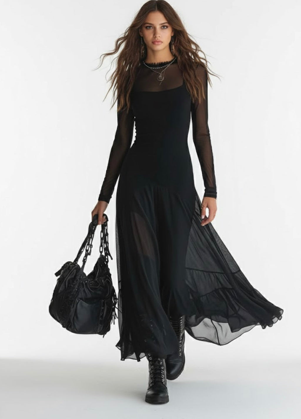 Maxi Dress with Ethereal Charm