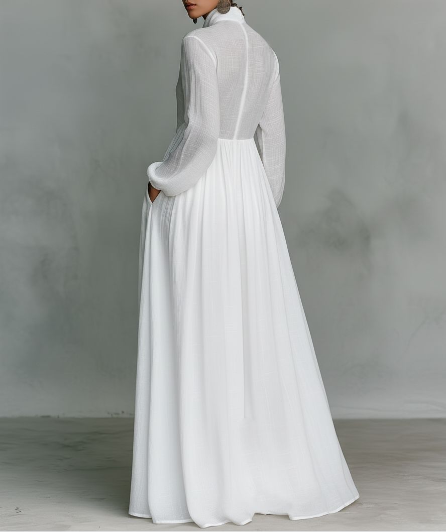 Refined Minimalist Maxi Dress