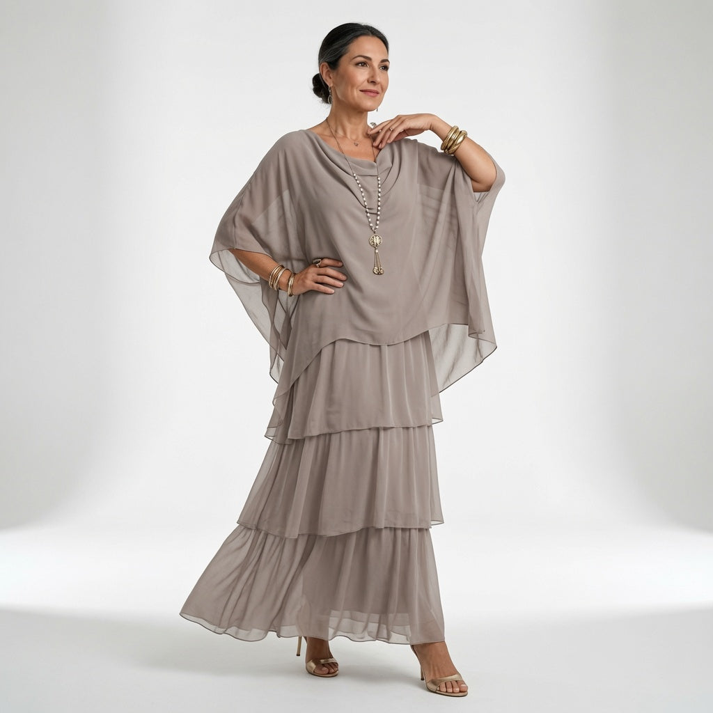 Bohemian Ruffle Dress Timeless Elegance
