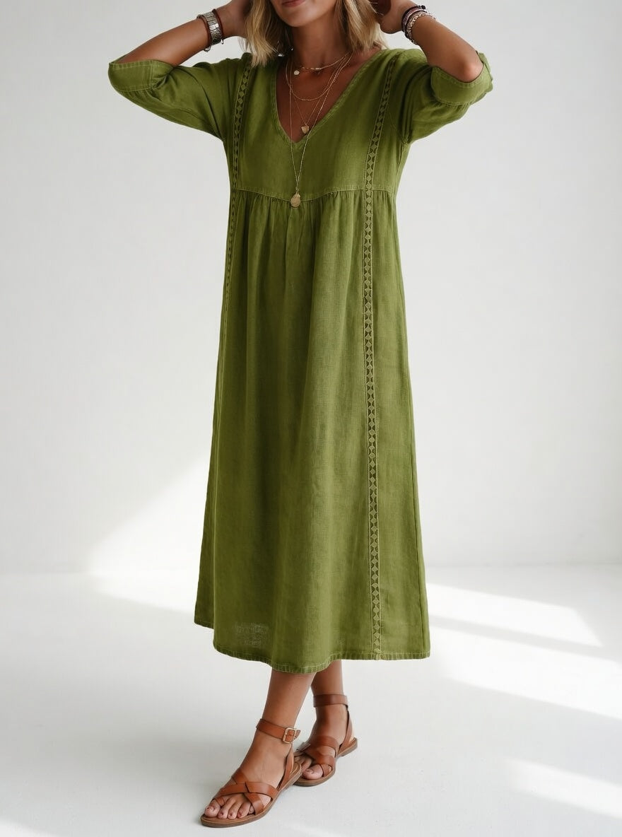 Casual Flowy Elegant Midi Dress