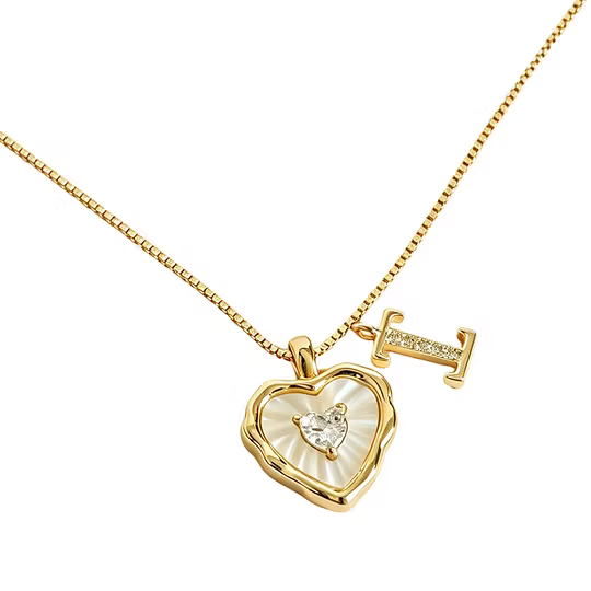 Personalized Heart Necklace Eternal Elegance