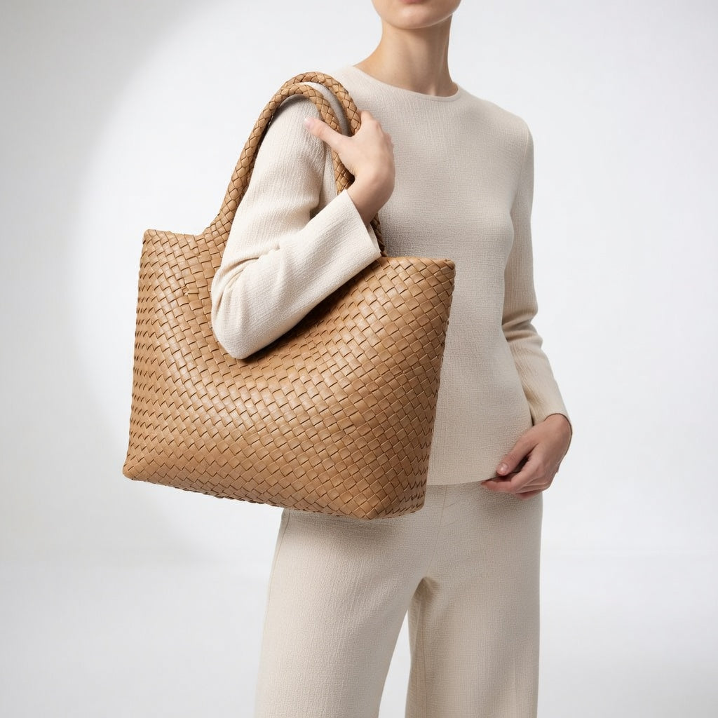 Woven Tote Bag Timeless Elegance