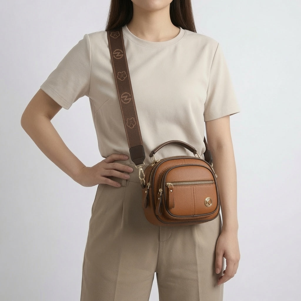 Compact Crossbody Bag Modern Elegance