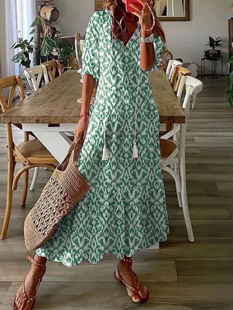 Elegant Velvet Floral Maxi Dress