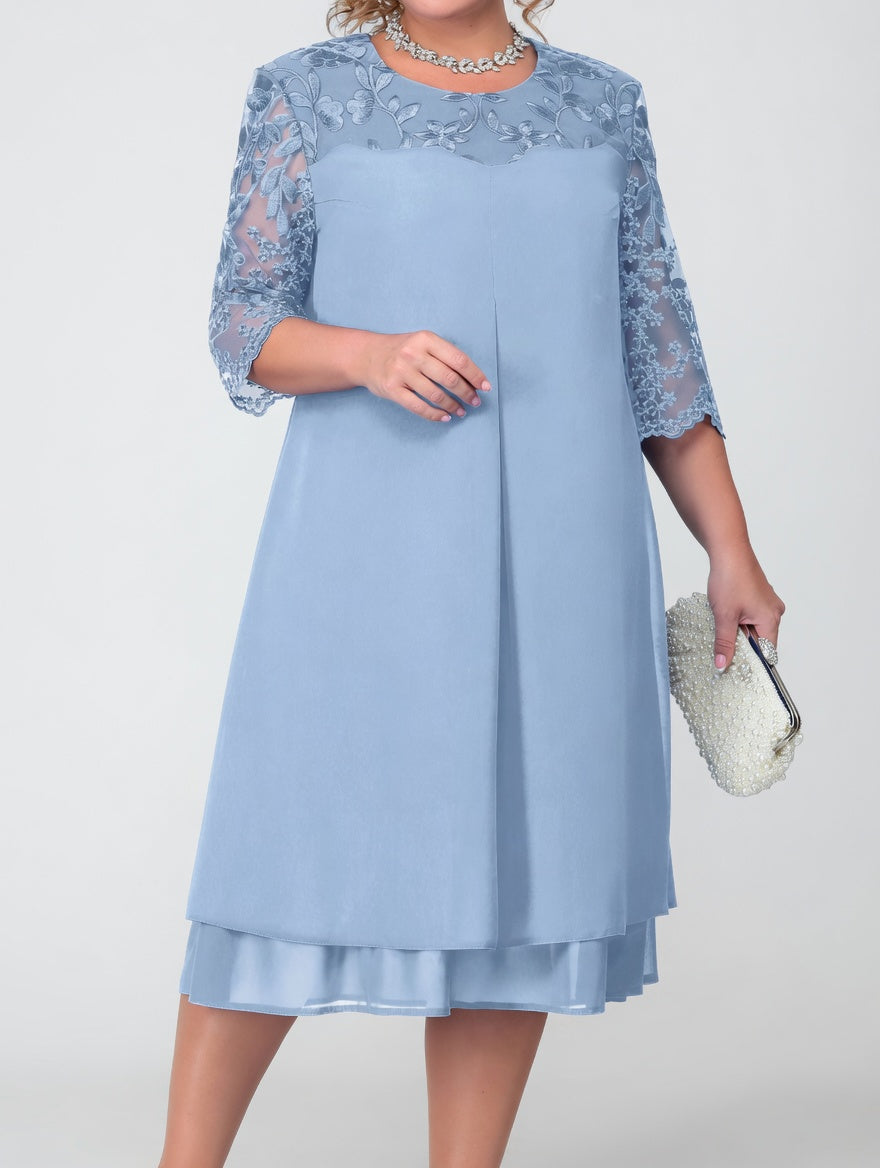 Elegant Lace Dress Refined Formal Wear