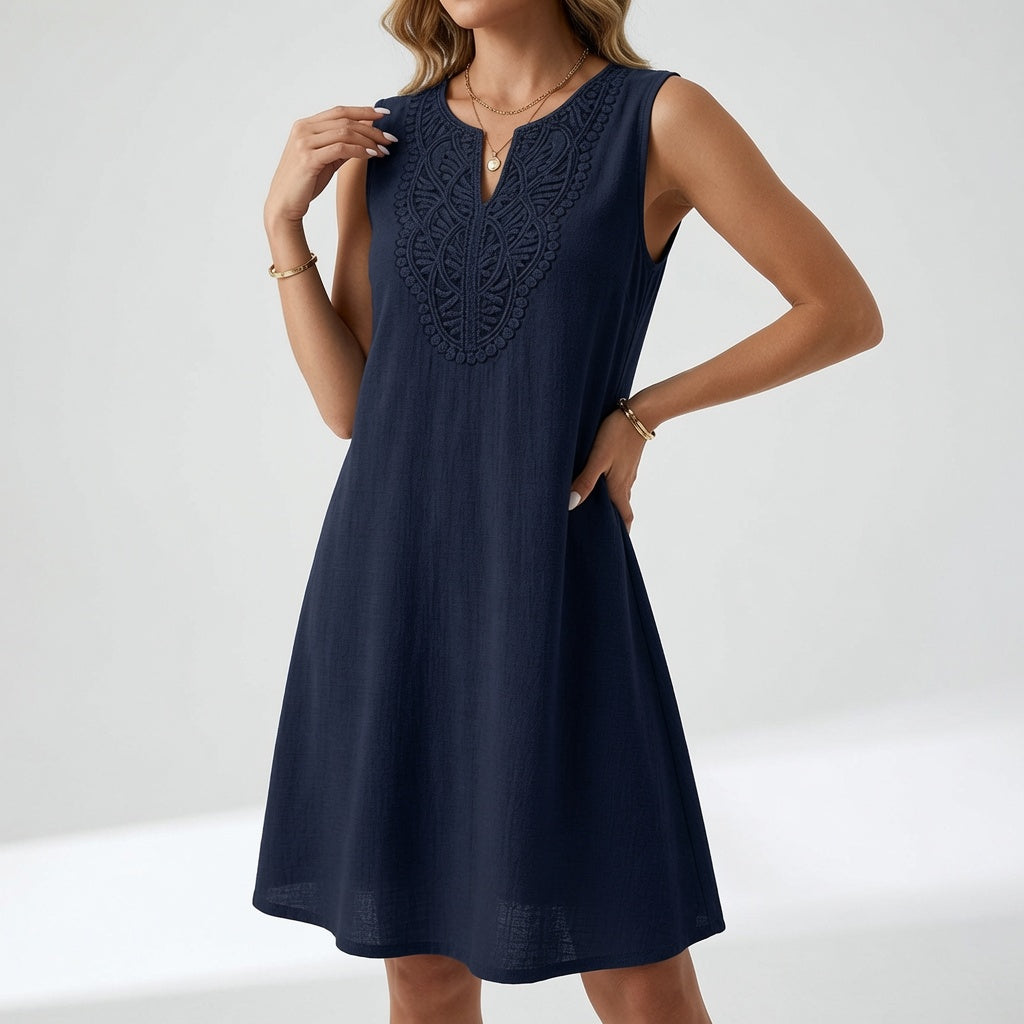 Flowy Bohemian Dress Summer Elegance