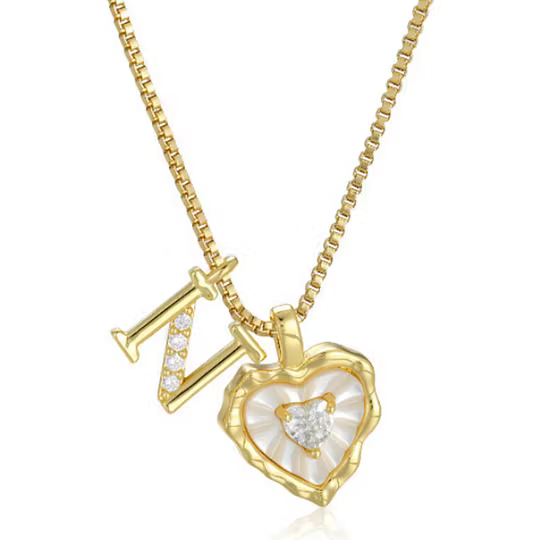 Personalized Heart Necklace Eternal Elegance