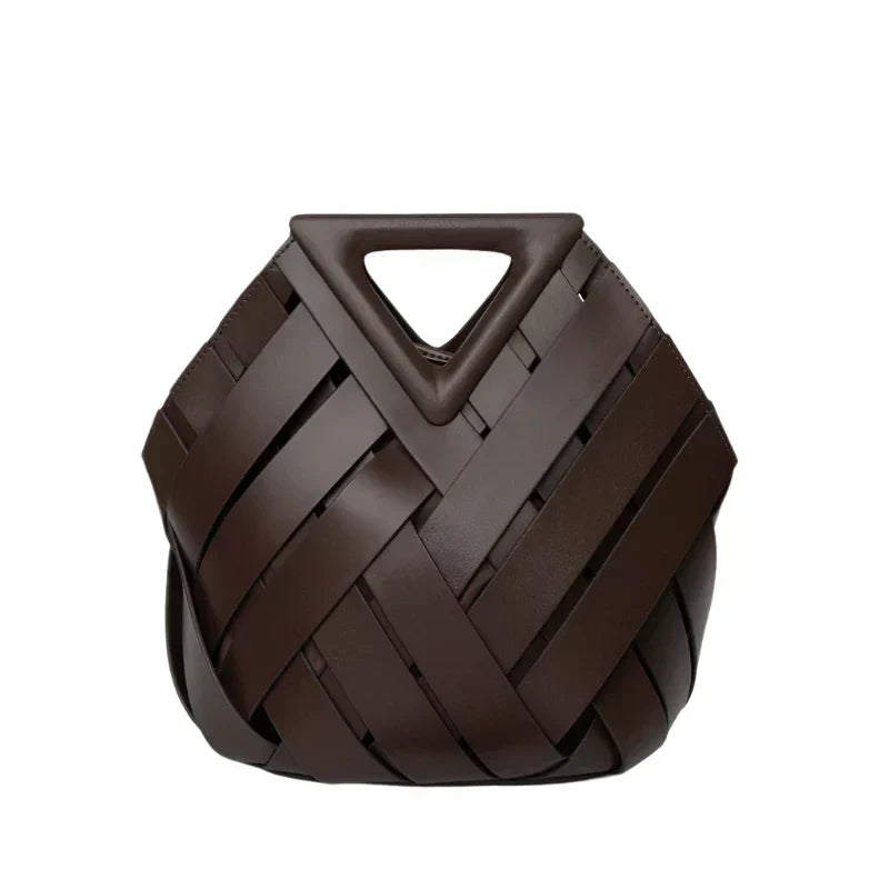 Elegant Woven Soft Leather Bag
