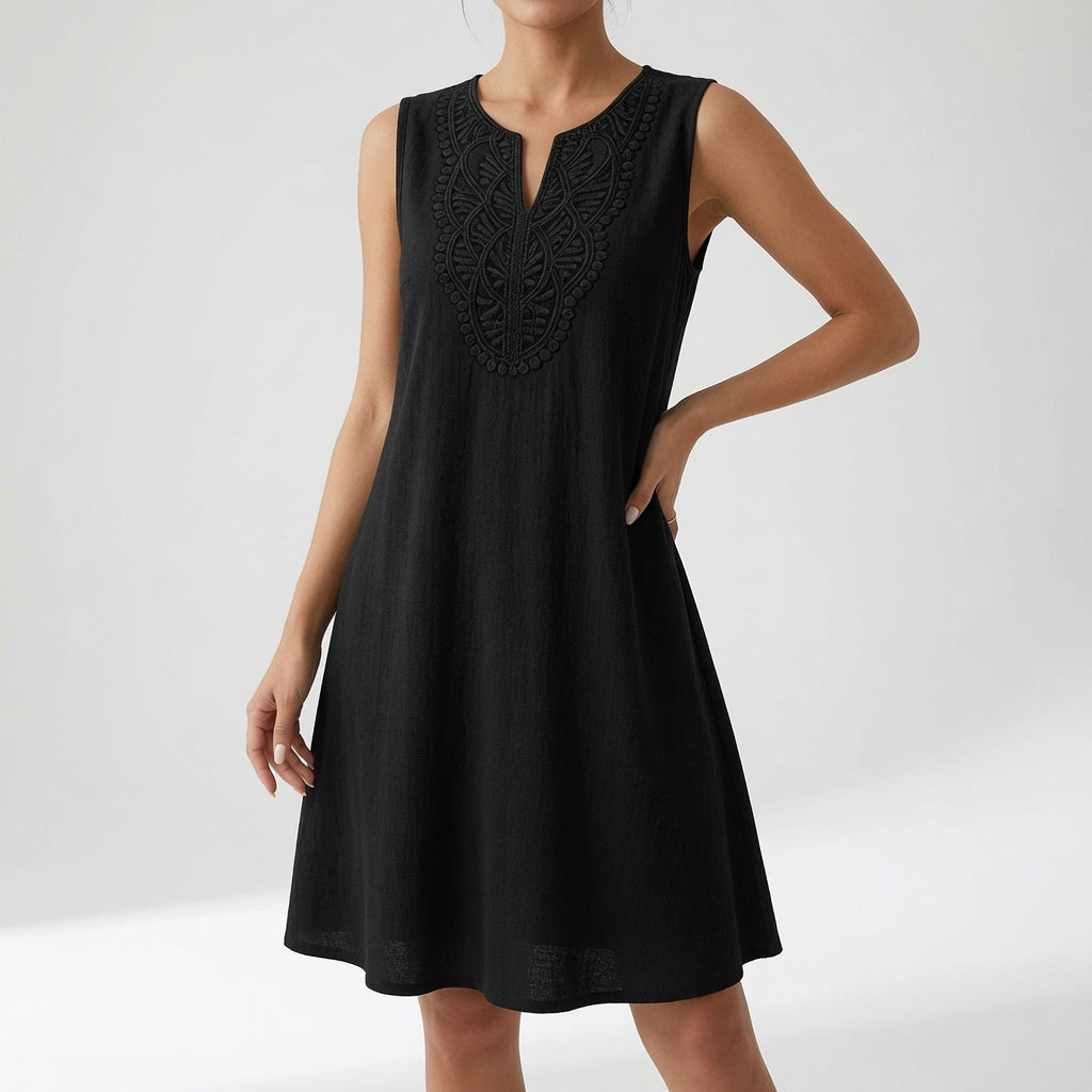 Flowy Bohemian Dress Summer Elegance