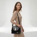 Elegant Croc Effect Bag Everyday Luxury