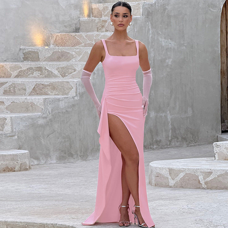 Flowy Maxi Dress Formal Elegance