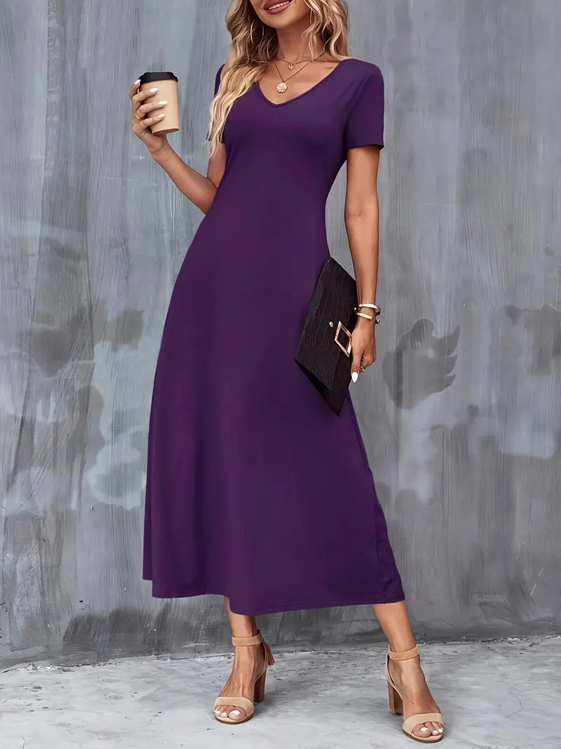 Flowy Elegant Maxi Dress - Viola