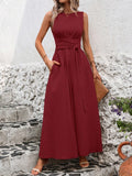 Elegant Midi Dress with Structured Waist