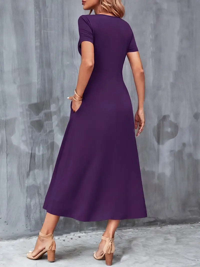 Flowy Elegant Maxi Dress - Viola