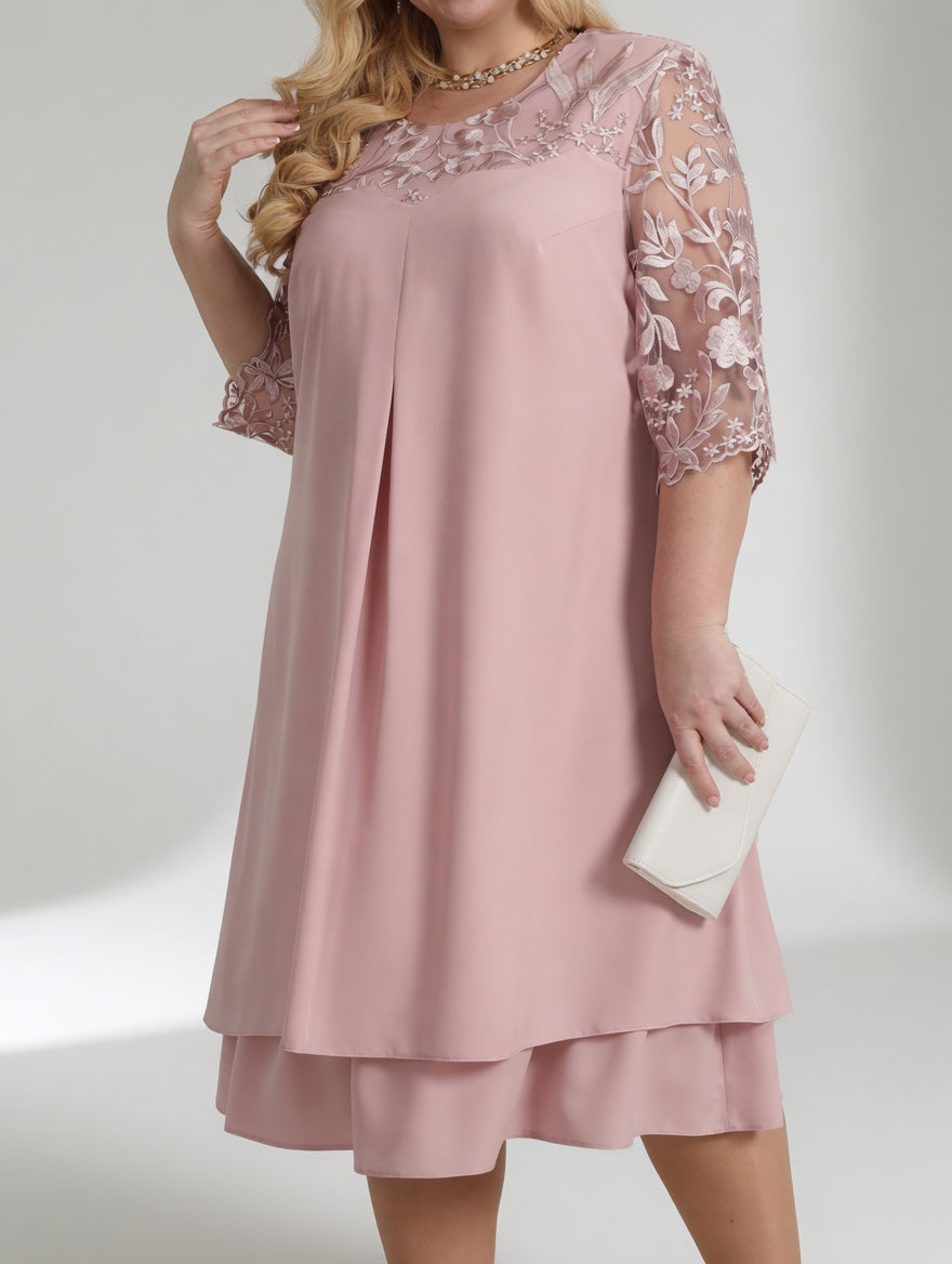 Elegant Lace Dress Refined Formal Wear