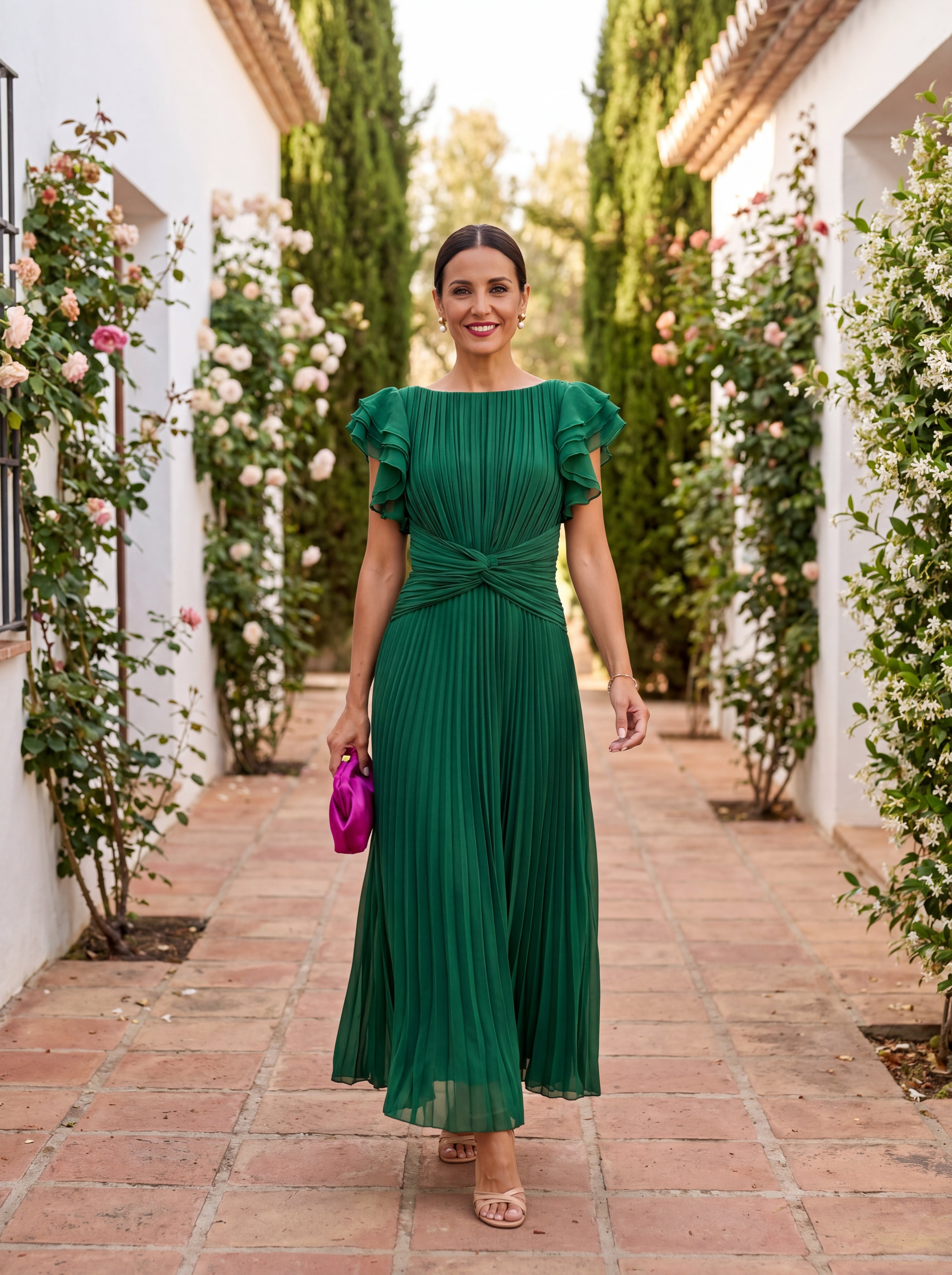 Elegant Refined Tulle Dress - Blue