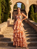 Elegant Silk Dress with Airy Bohemian Cut