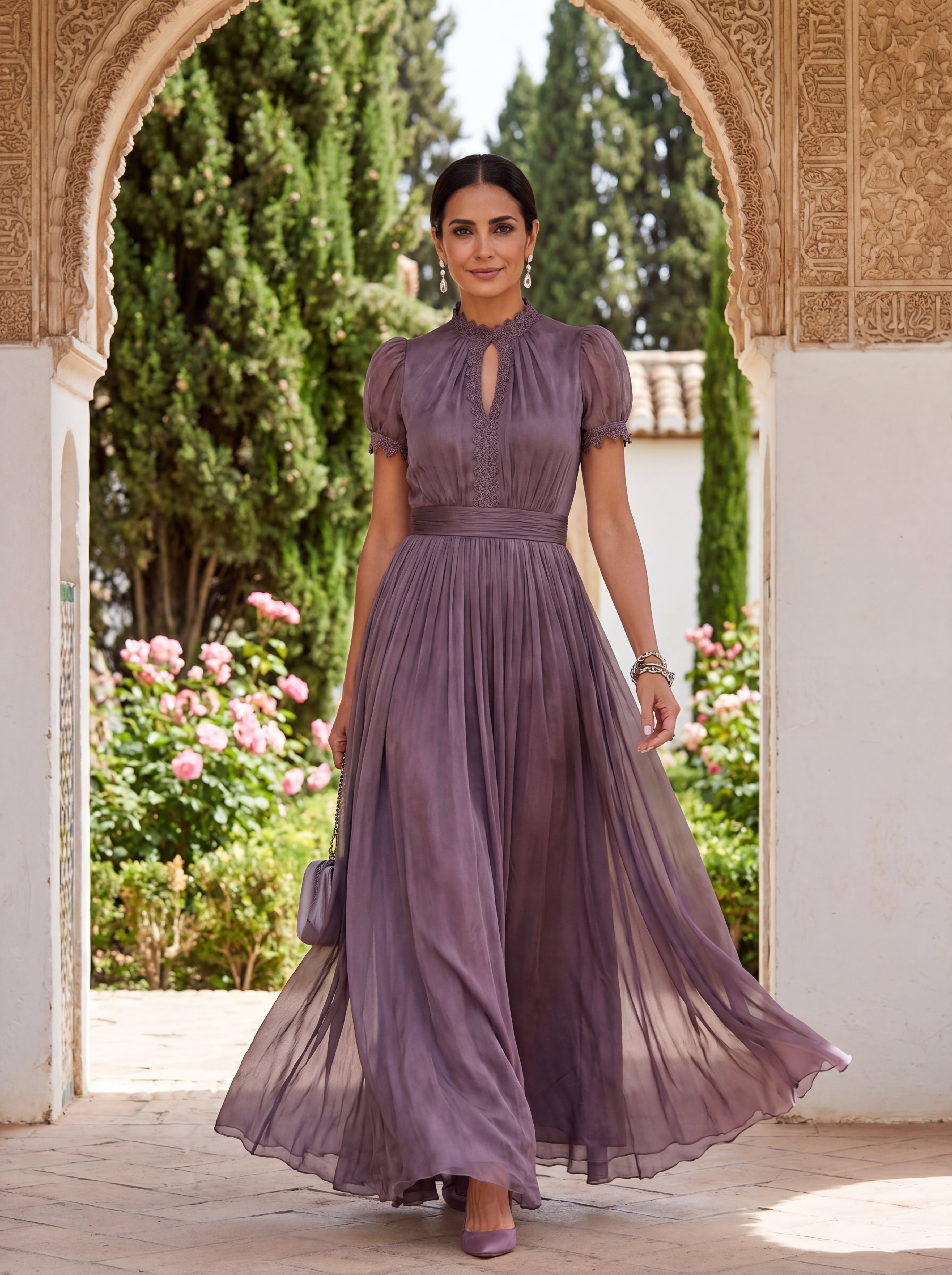 Luxurious Fabric Maxi Dress Unmatched Elegance