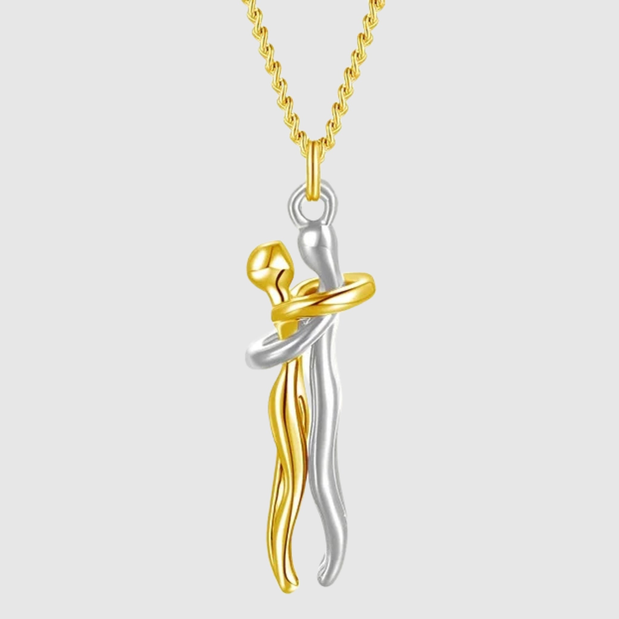 The Embrace Necklace Symbol of Love and Tenderness