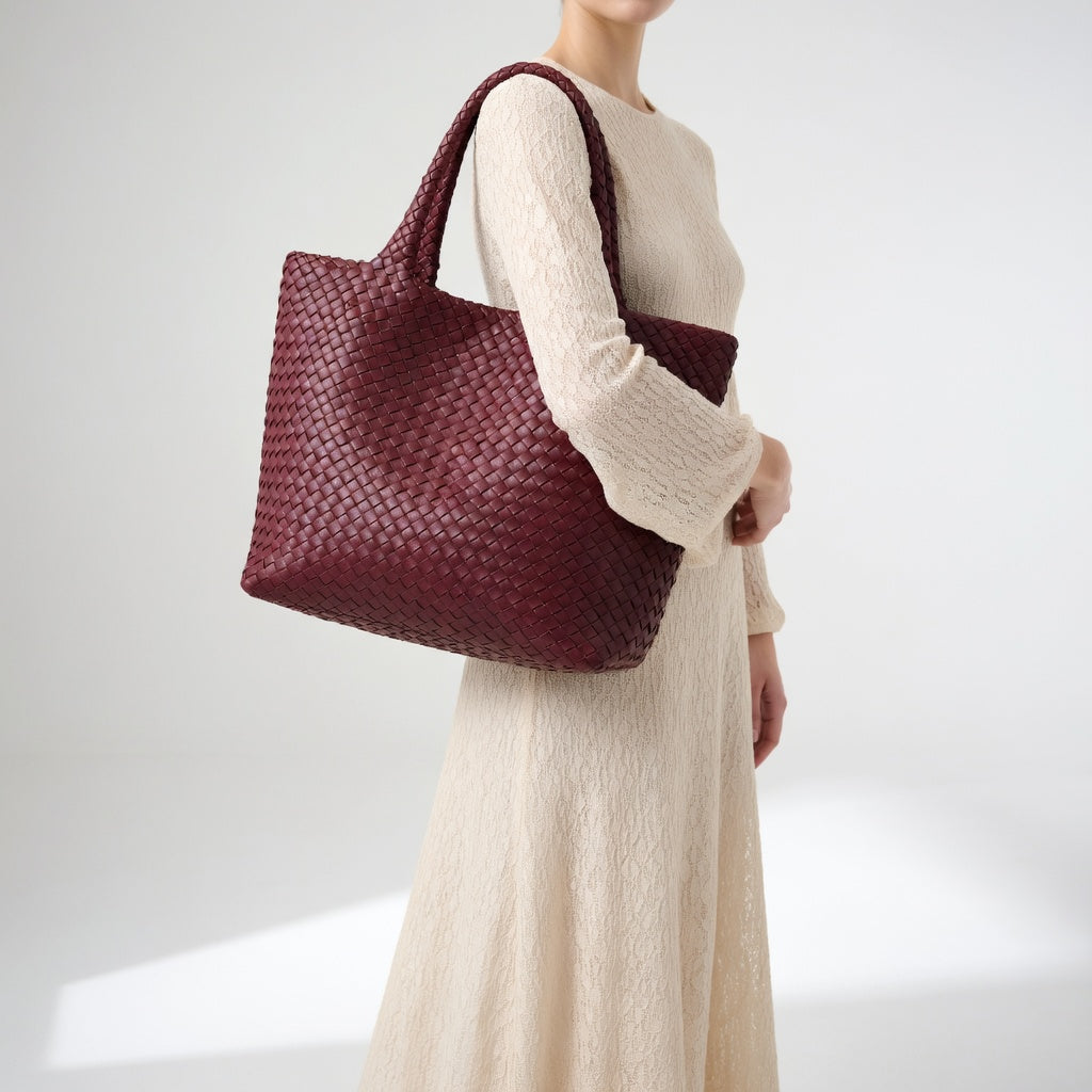 Woven Tote Bag Timeless Elegance