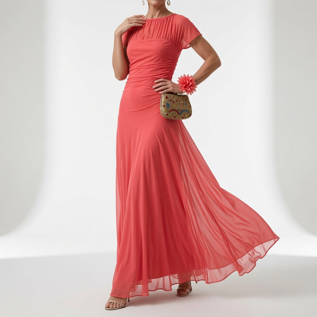 Flowy Maxi Dress Evening Elegance