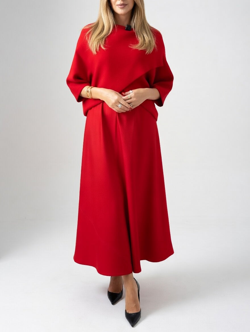 Elegant Modern Flowy Maxi Dress
