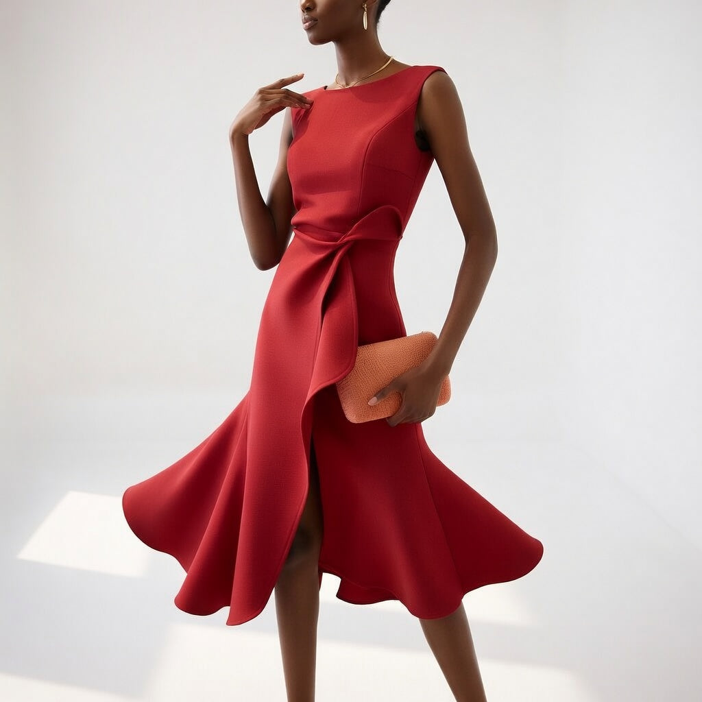 Structured Dress Modern Sculpting Elegance