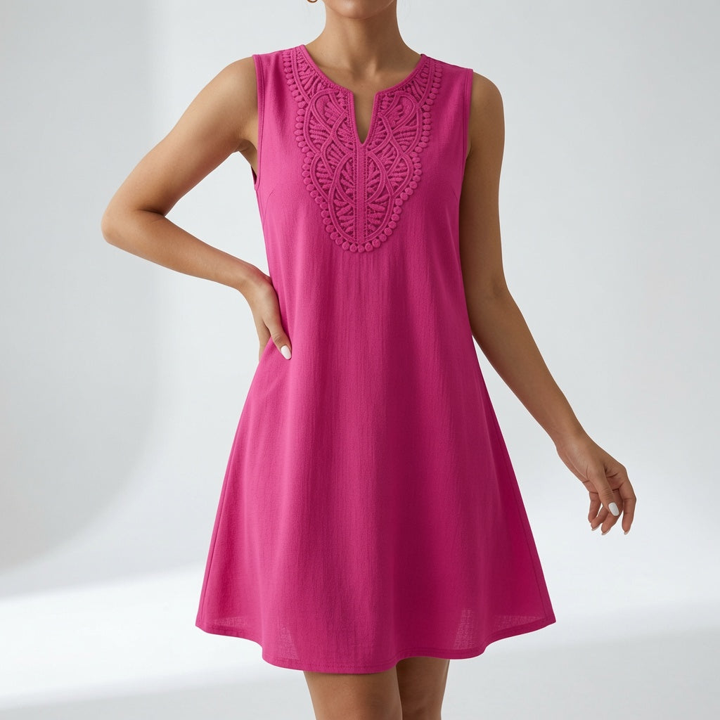 Flowy Bohemian Dress Summer Elegance