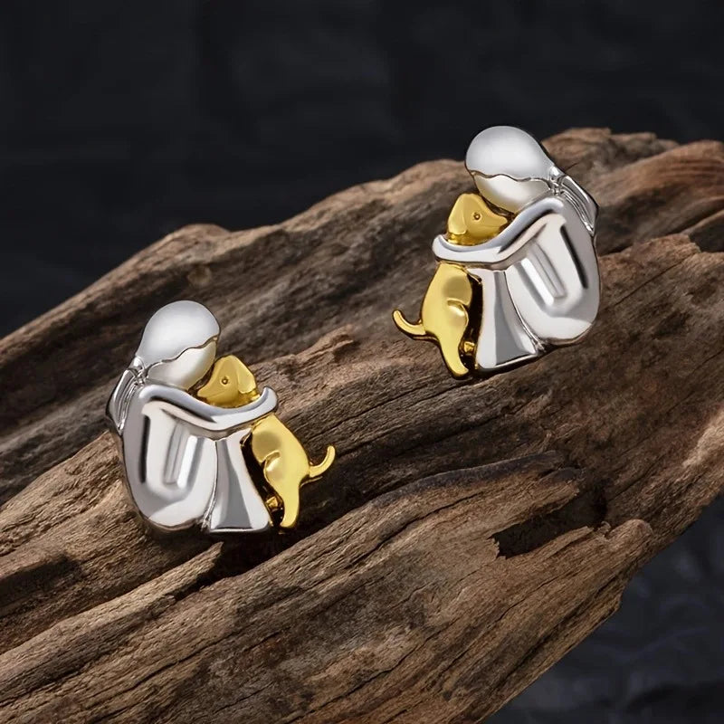 Dog Icon Earrings