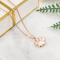 Silver Paw Pendant Necklace