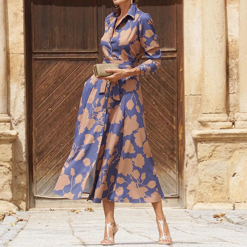 Elegant V Neckline Dress for Women