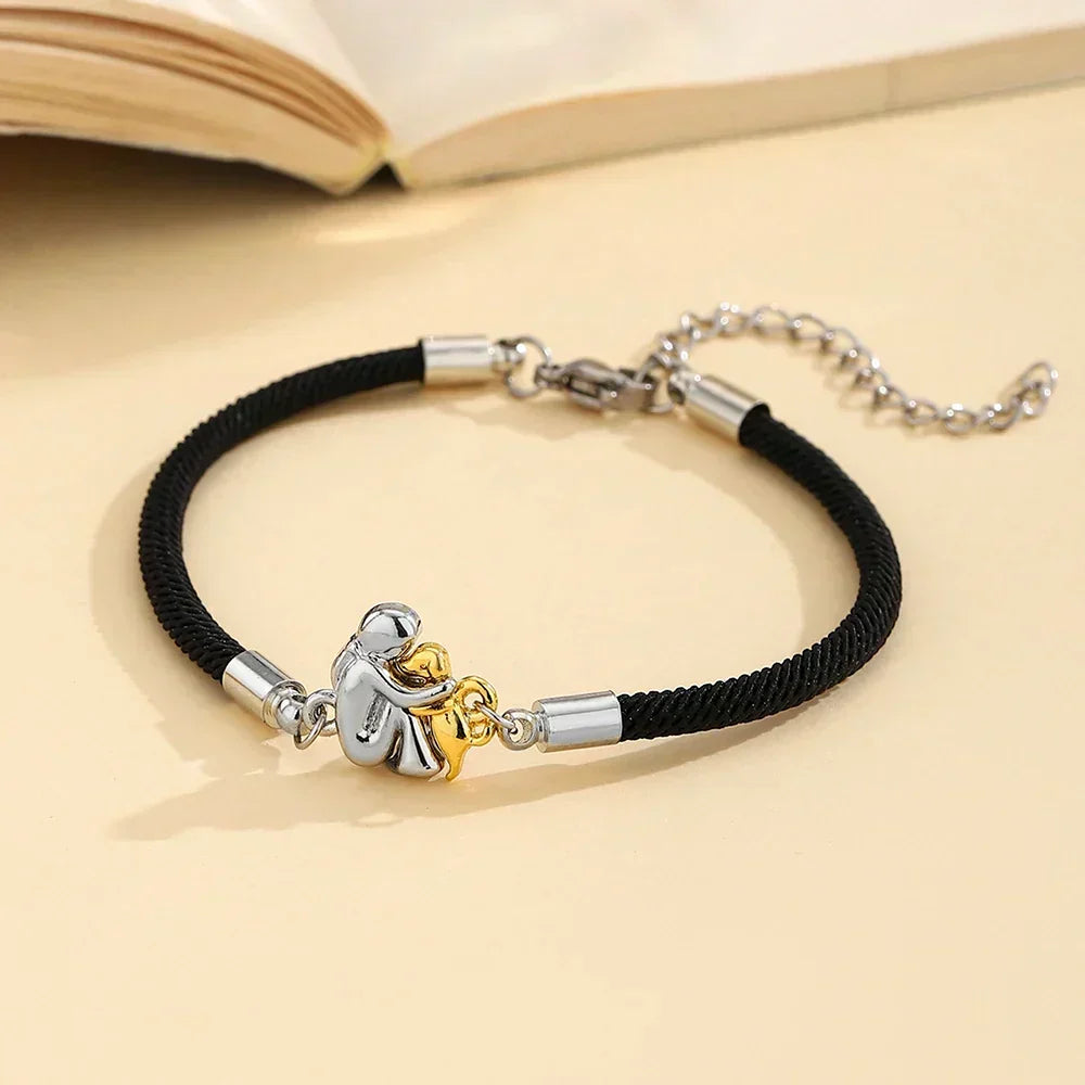 Cord Bracelet with Dog Icon