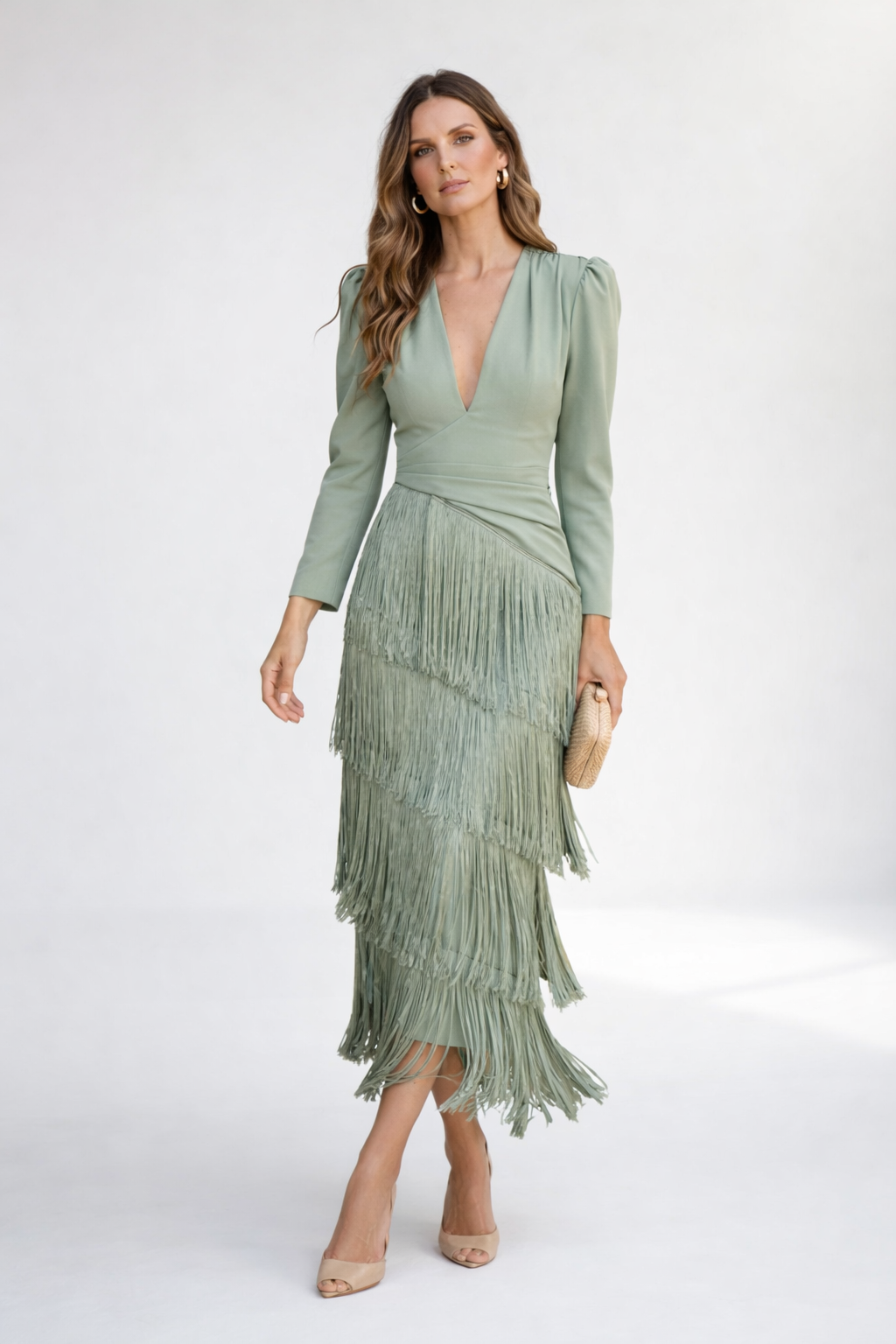 Elegant Fringe Dress Refined Silhouette