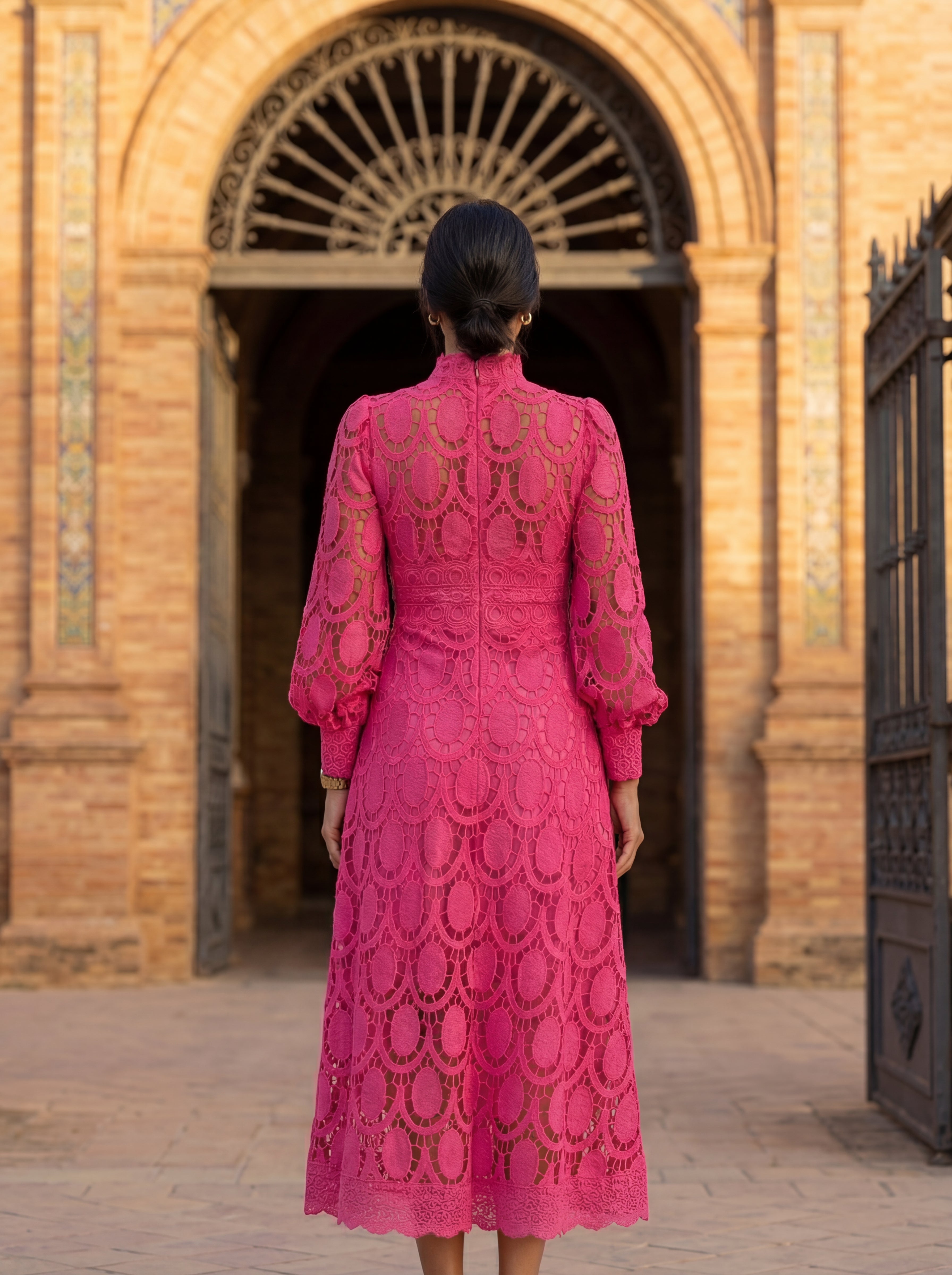 Romantic Silk Dress Modern Refinement