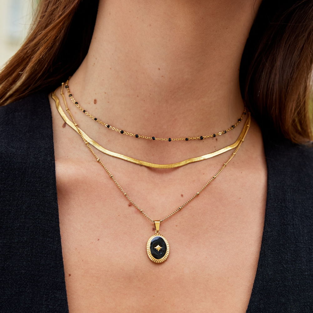 Gold Snake Chain Necklace