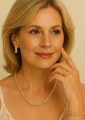 Golden Elegant Jewelry Set