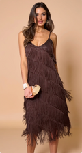 Festive Fringe Dress Elegance in Motion