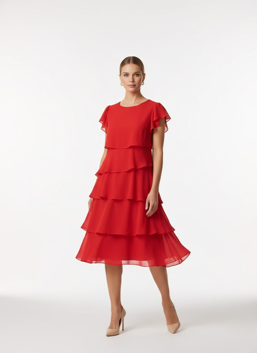 Comfortable Elegant Flowy Dress