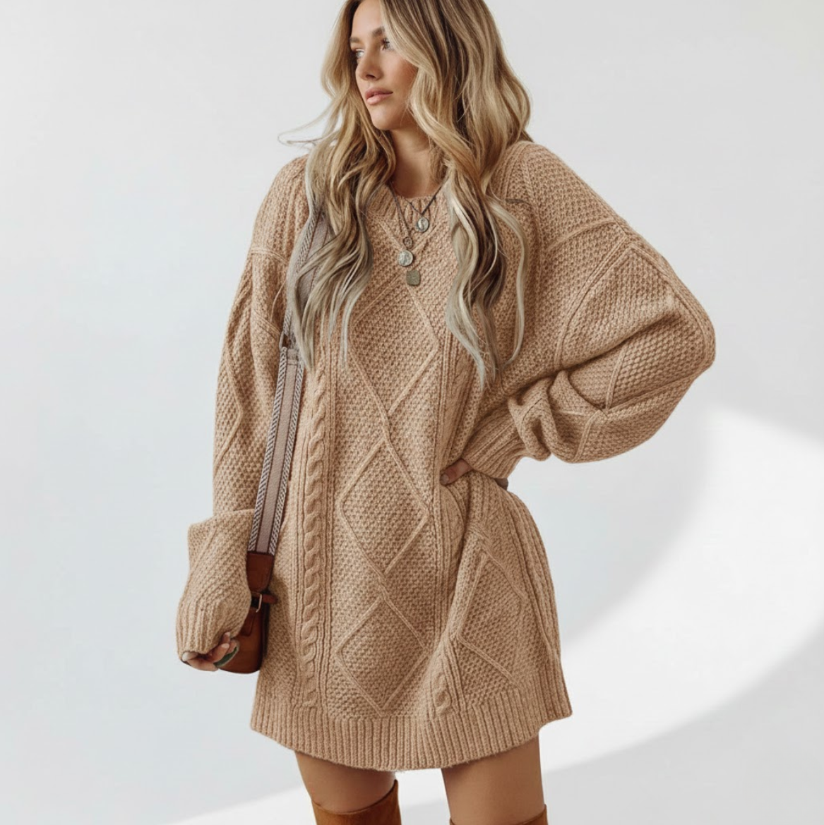 Elegant Comfortable Knit Dress